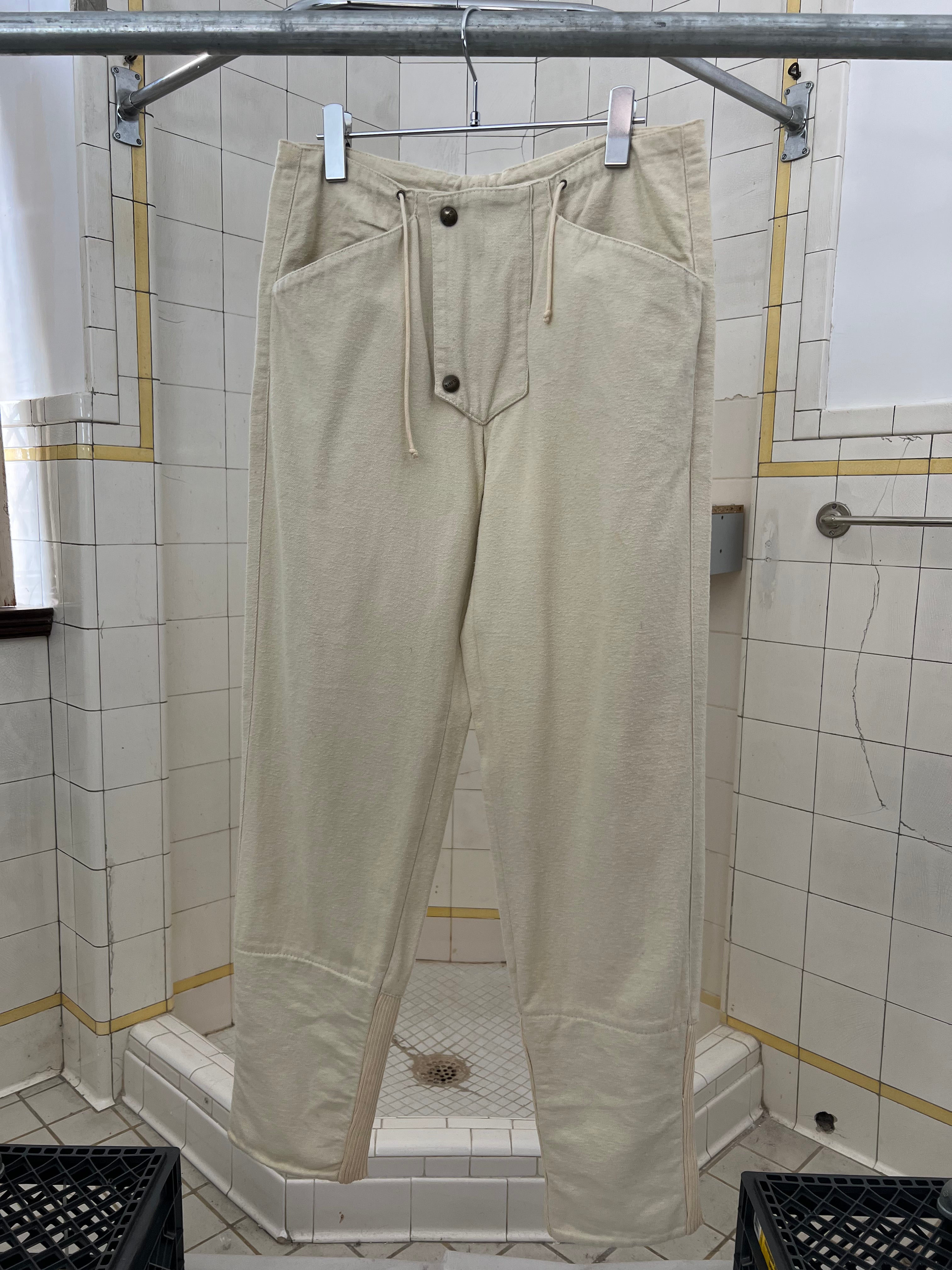 1980s Marithe Francois Girbaud x Closed Canvas Riding Pants - Size M