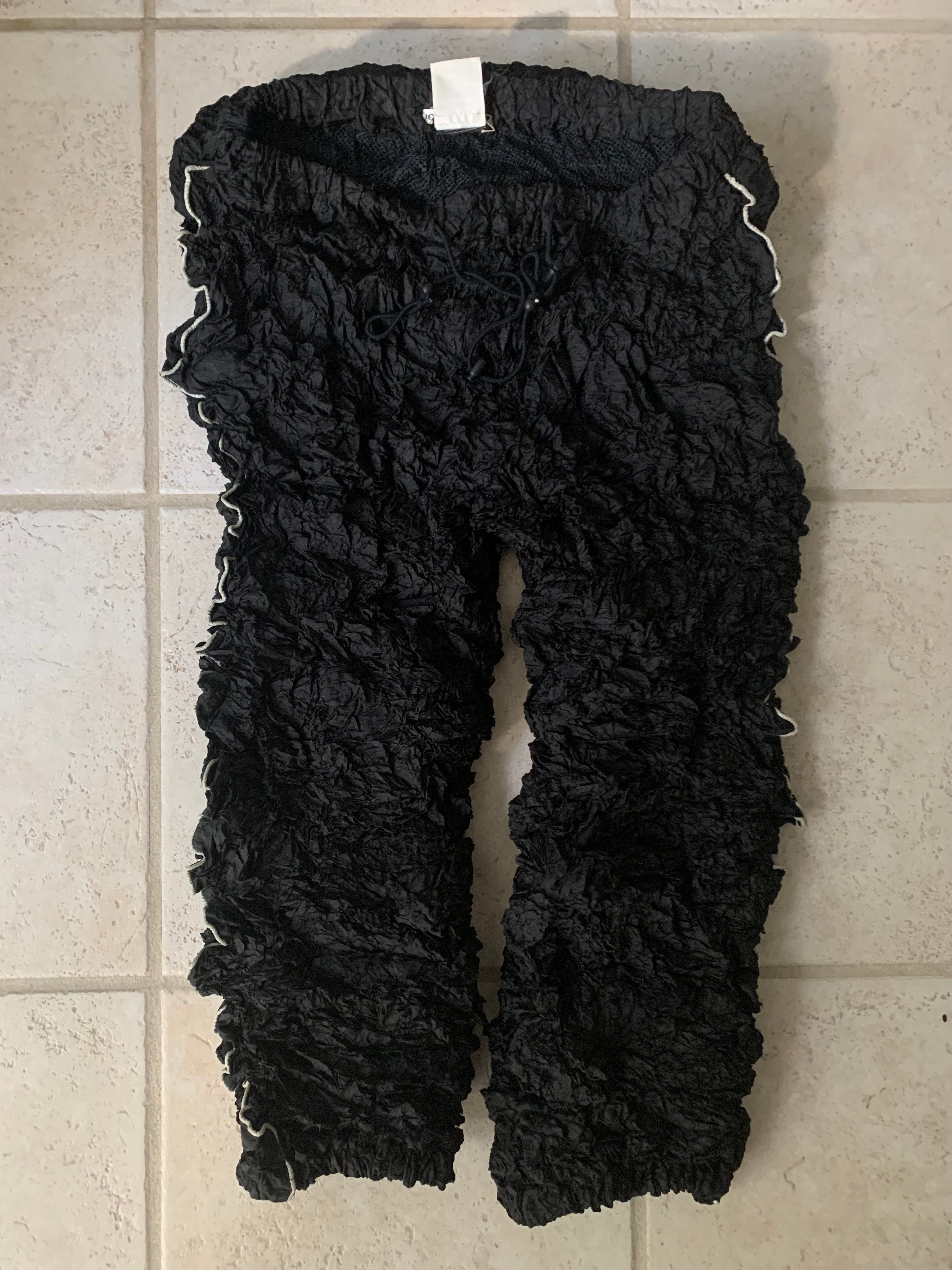 2000s Issey Miyake Crinkled Packable Pants - Size XS