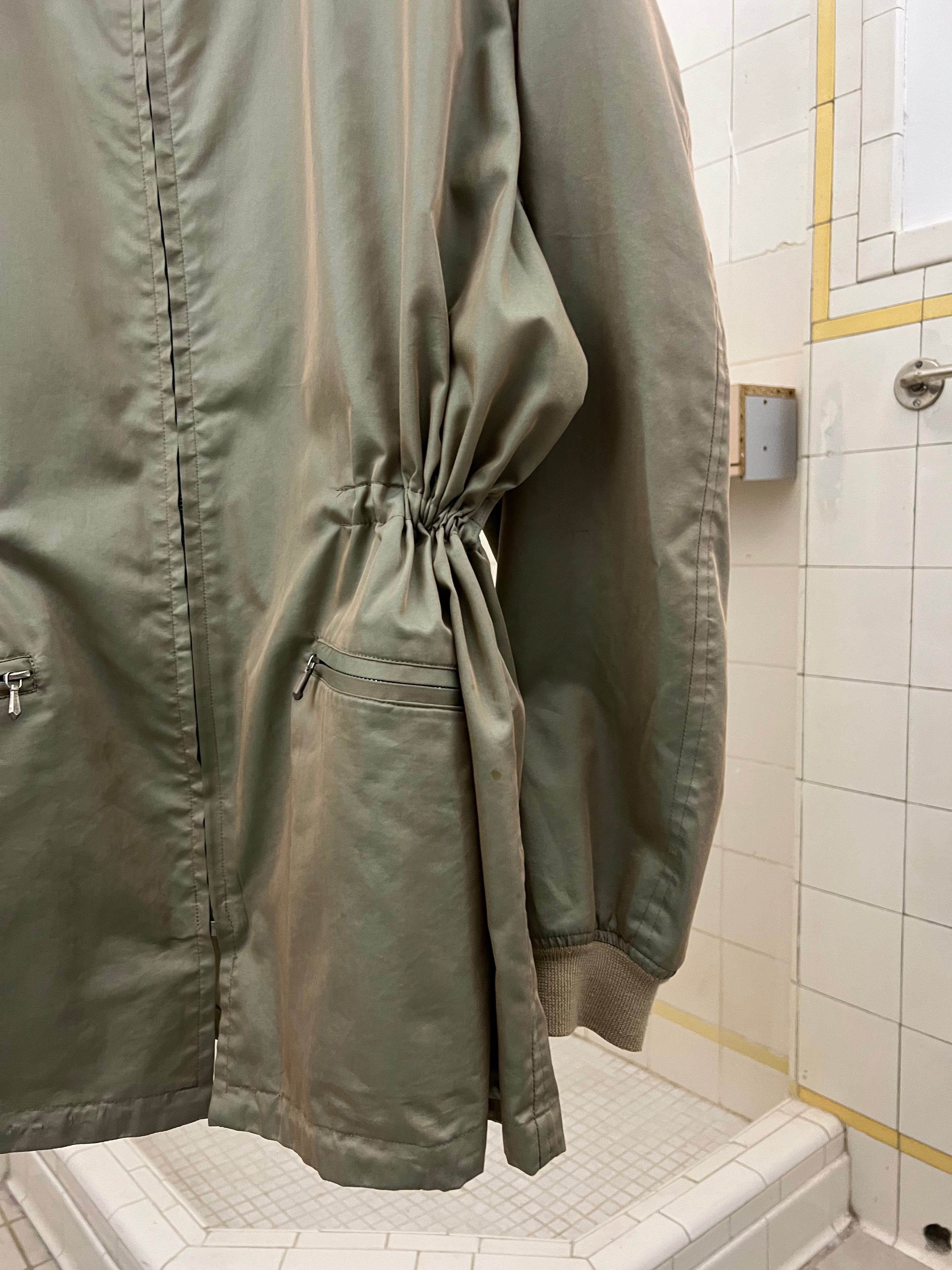 1990s Katharine Hamnett Light Iridescent Beige Military