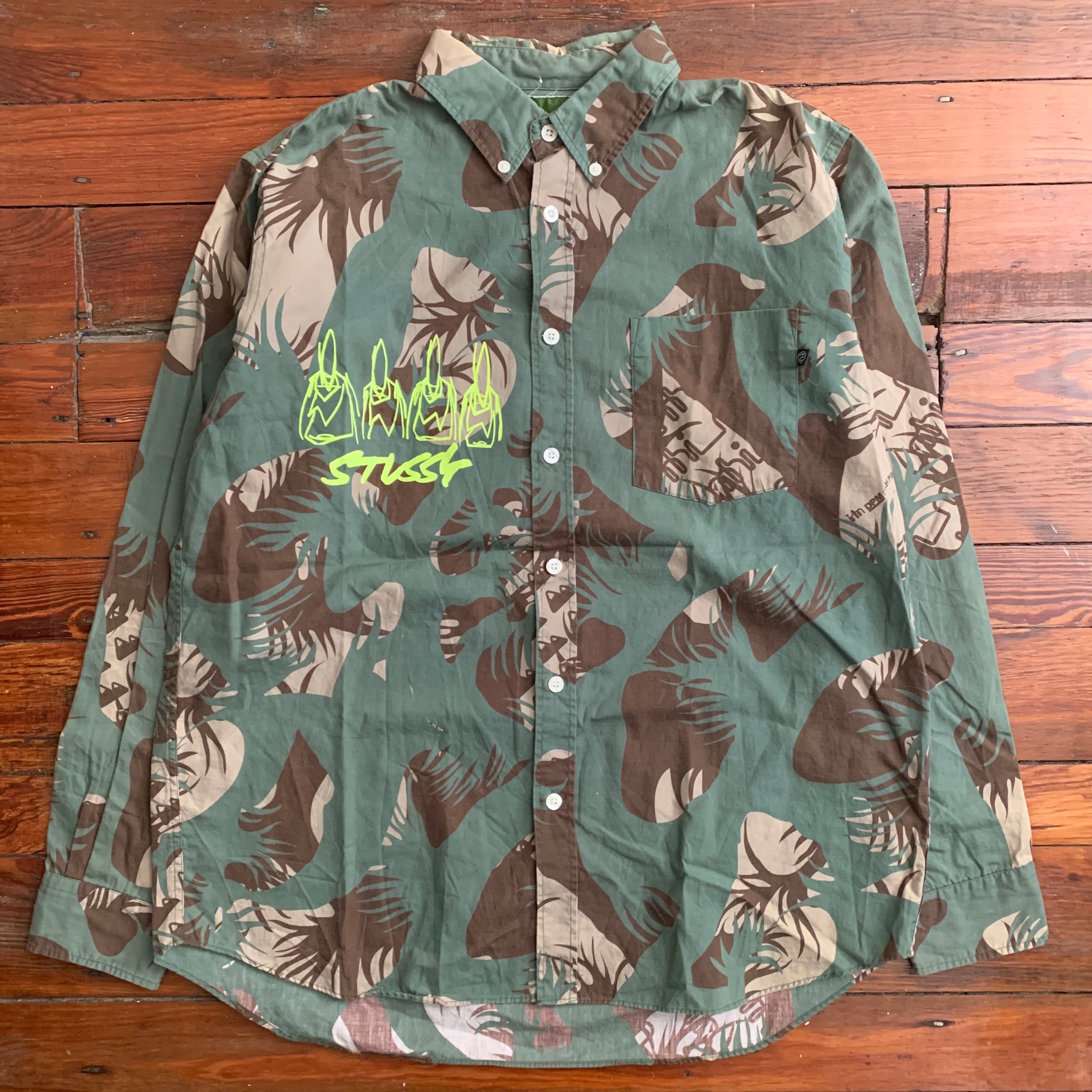 ss2006 Vintage Stussy x Futura x Maharishi DPM Shirt - Size M