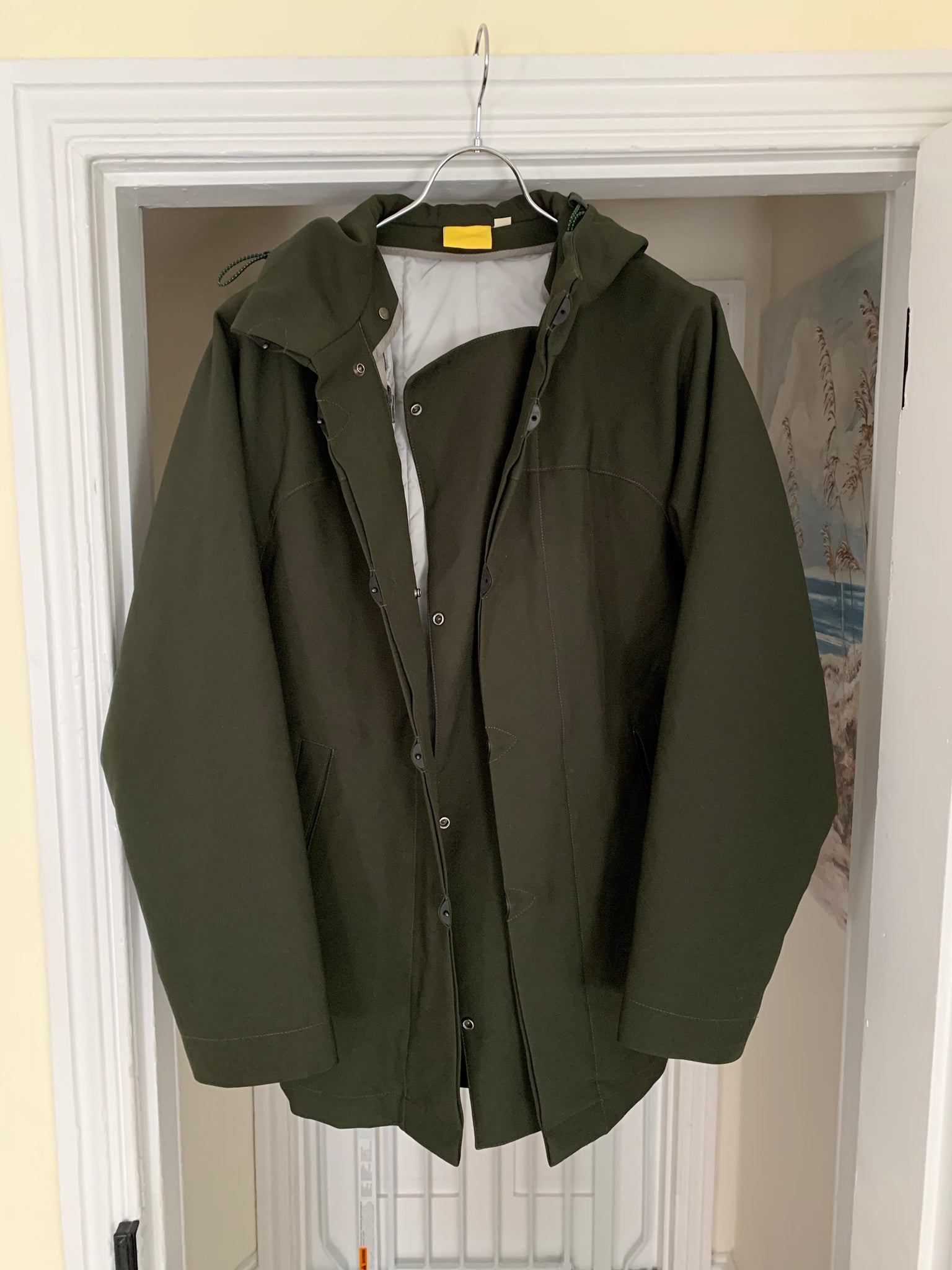 2000s Mandarina Duck Paneled Military Parka with Removable Lining