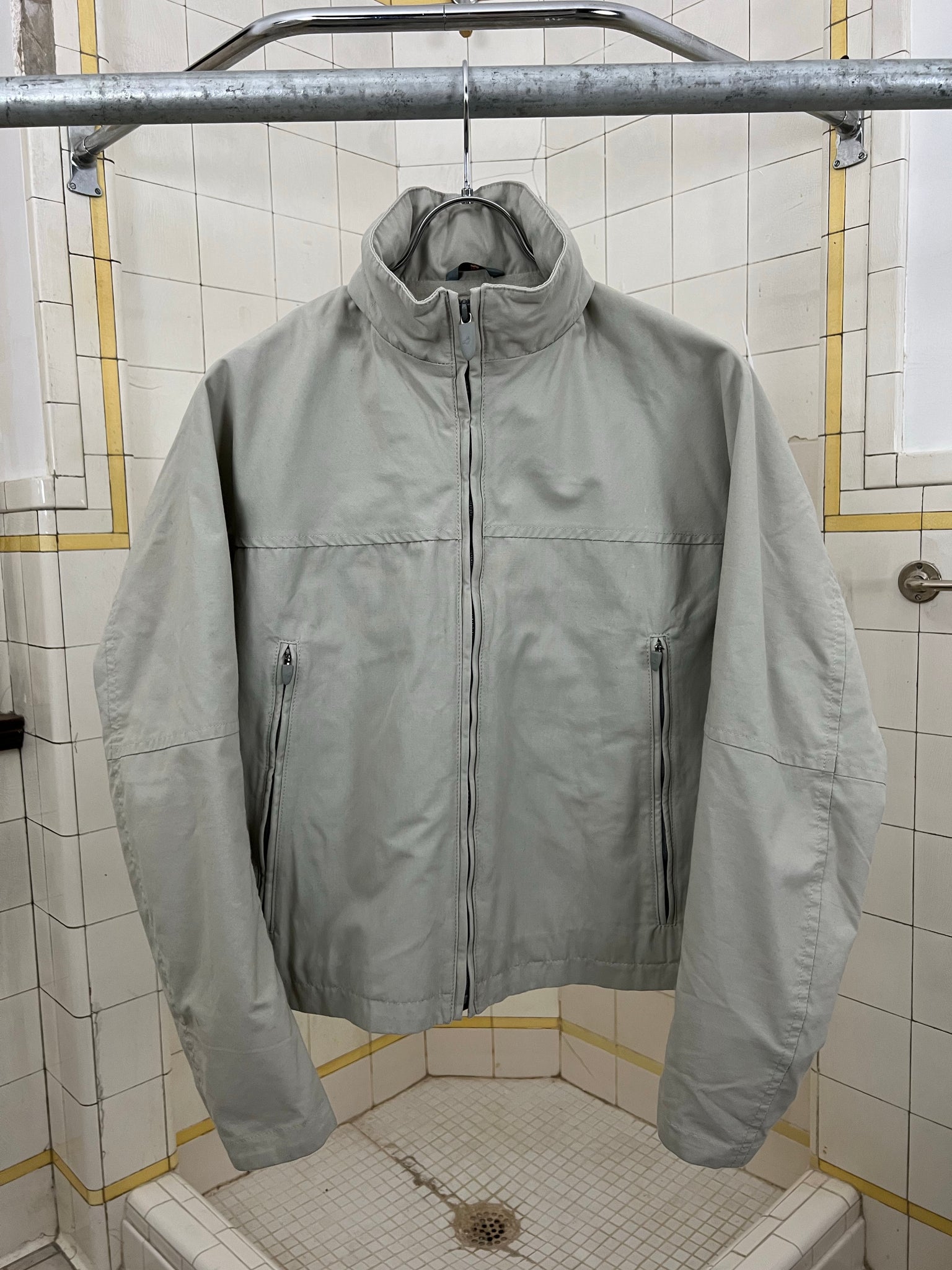 Late 1990s Mandarina Duck Light Grey Technical Jacket with