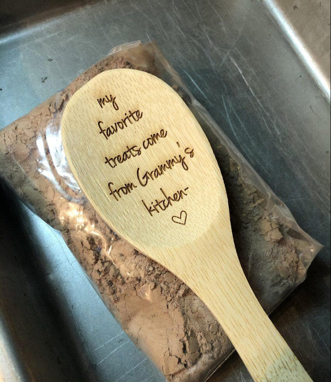 Measuring Spoons for the Wedding Couple. Engraved Wooden Spoons Share – C &  A Engraving and Gifts