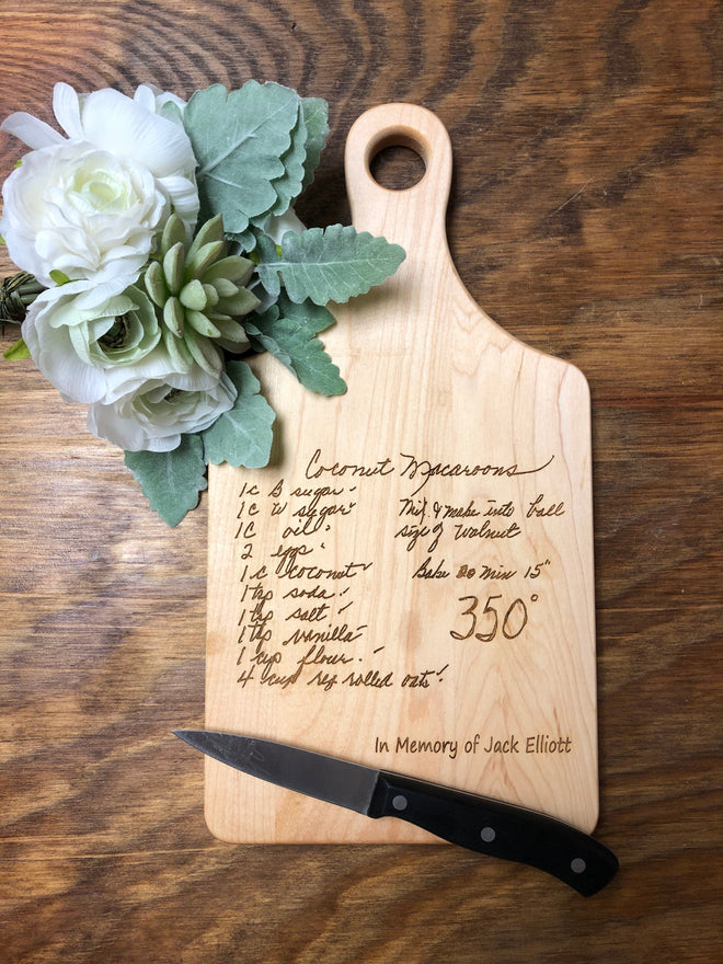 On The Rox Gifts for Mom - Recipe For A Mom” Bamboo Engraved Personalized  Cutting Board (9x6) - Birthday Gifts for Mom from Daughters - Mother's