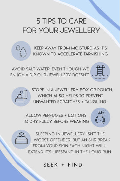 Our top jewellery care tips! | Seek + Find