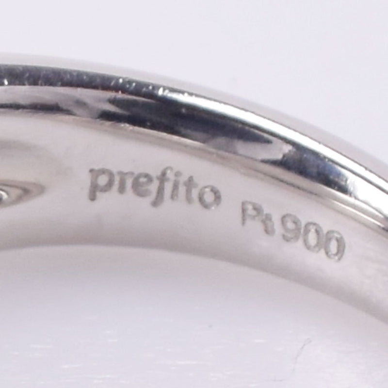 リング・指輪
 Pt900プラチナ×ルビー×ダイヤモンド 14.5号 R0.51 D0.06刻印 レディース
