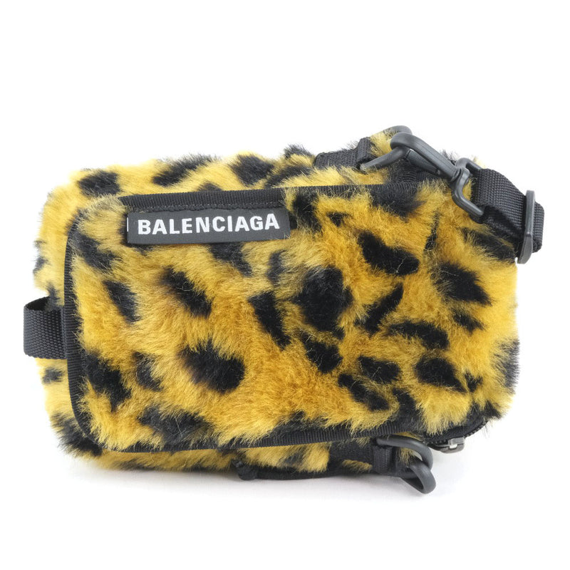 BALENCIAGA】バレンシアガ エクスプローラー ヒョウ柄ファー 593329