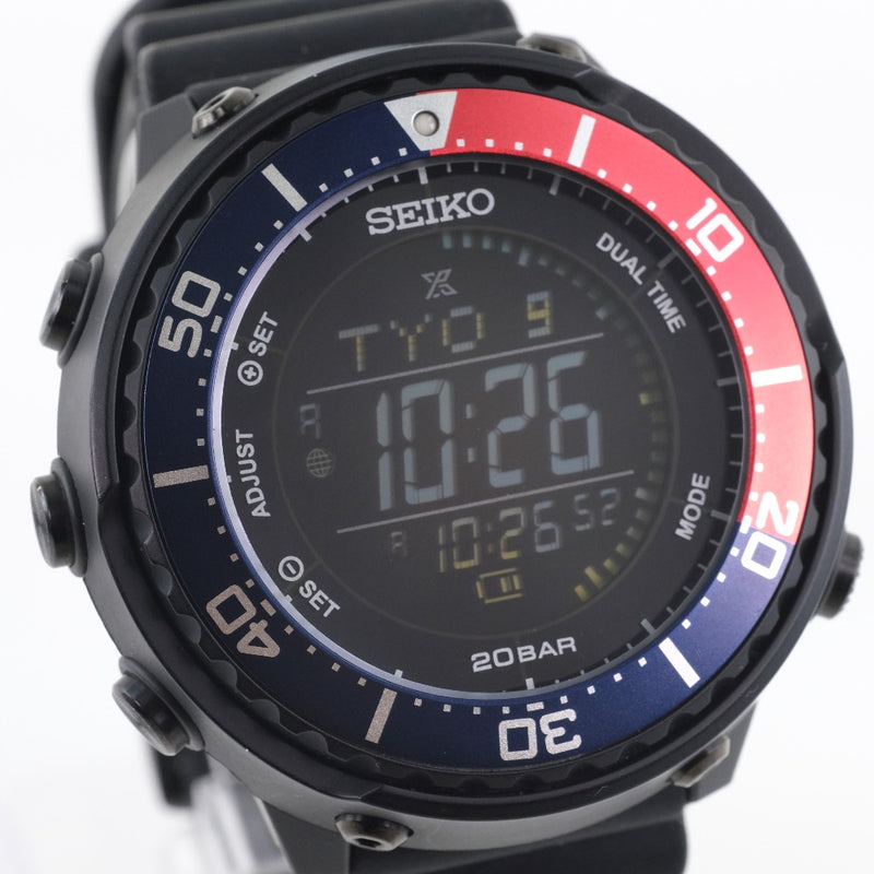 Seiko] Seiko Prospex Field Master S802-00A0 SBEP003 Watch Stainless steel x  rubber solar clock digital display men's black dial watch A-rank – KYOTO  NISHIKINO