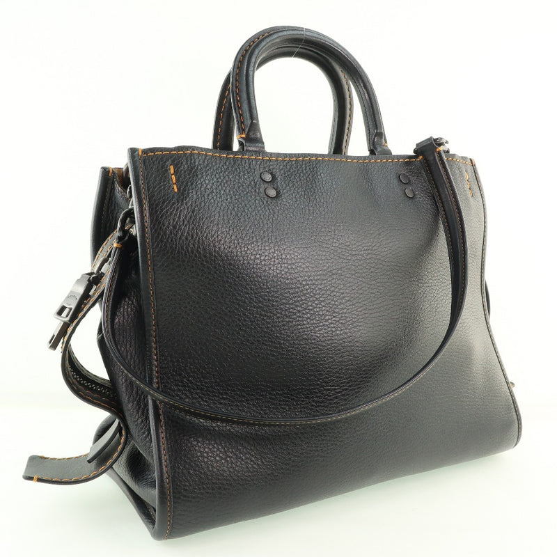 Coach] Coach Rogue 2way shoulder 38124 Handbag Calf Black Ladies Handbag A  rank – KYOTO NISHIKINO