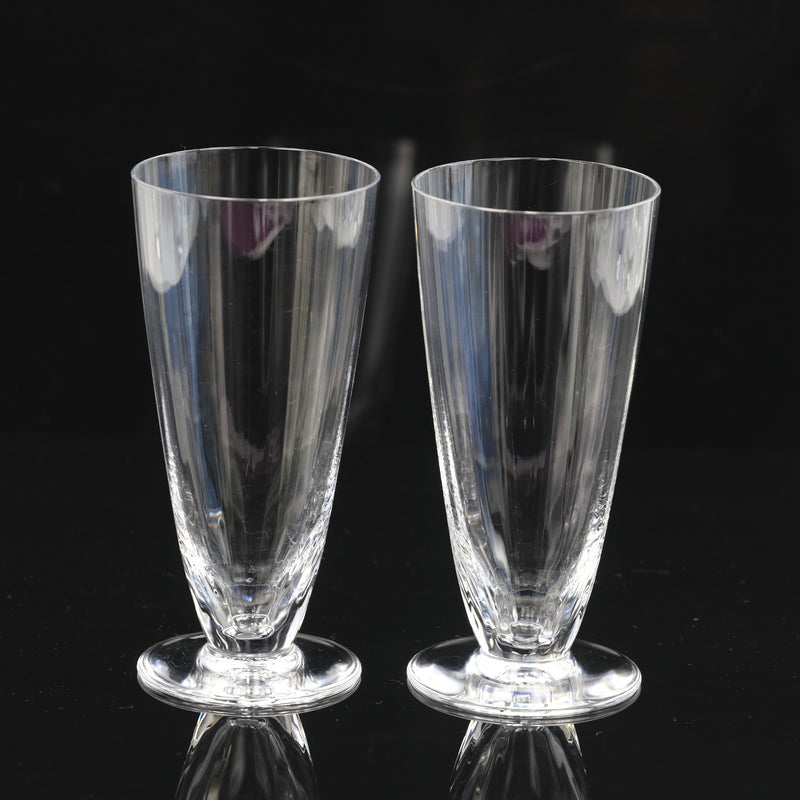 Baccarat】バカラ フロール(Flore) 6.5×H14(cm) シャンパングラス×2