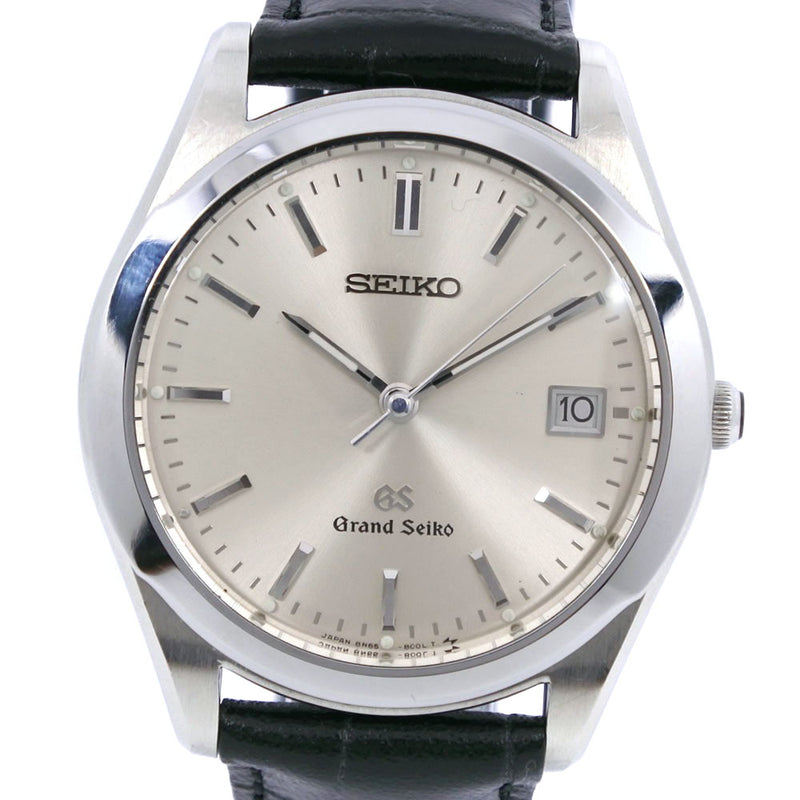 Seiko] Seiko Grand Seiko 8N65-8000 Stainless Steel x Leather Quartz Analog  Display Men's Silver Dial Watch A-rank – KYOTO NISHIKINO