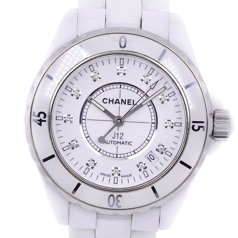 Chanel J12 White Ceramic Diamonds Quartz Ladies Watch H2422  Watches of  America