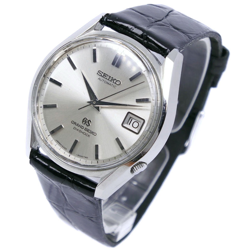 Seiko] Seiko Grand Seiko  6245-9000 Stainless steel x Leather  Silver Automatic Winding Men's Silver Dial Watch – KYOTO NISHIKINO