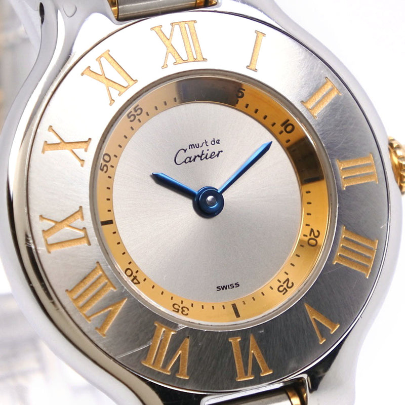 カルティエ Cartier マスト21 ヴァンティアン レディース 腕時計 - 時計