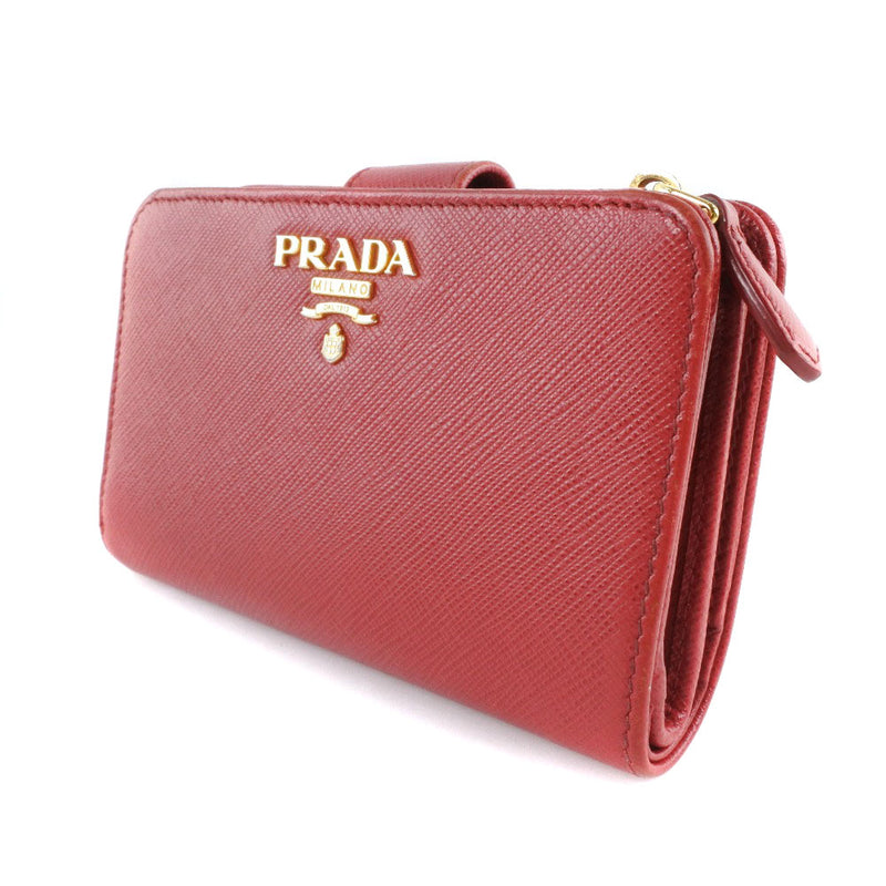 お値下げしました☆美品☆PRADA サフィアーノレザー二つ折り財布