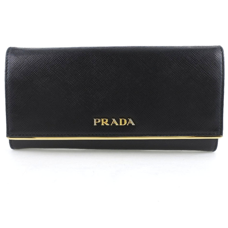 PRADA プラダ レディース 長財布 黒 | vrealitybolivia.com