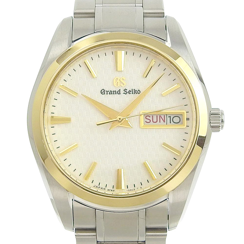 Seiko] Seiko Grand Seiko 9f83-0AJ0 SBGT038 Stainless steel Silver/Gold  Quartz Analog display Men's White Dial Watch A rank – KYOTO NISHIKINO