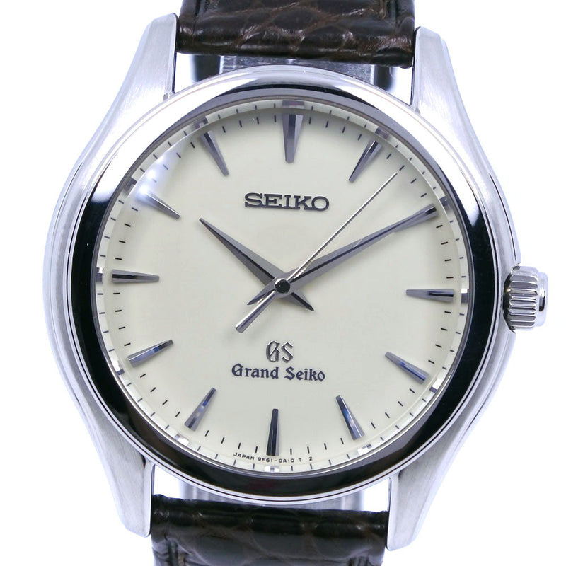 Seiko] Seiko Grand Seiko 9f61-0A10 SBGX009 Stainless Steel x Leather –  KYOTO NISHIKINO