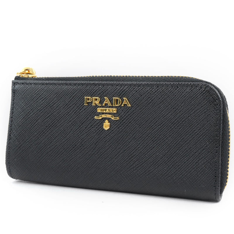 PRADA] Prada Safiano coin case × Safiano Black Ladies Coin Case A rank –  KYOTO NISHIKINO