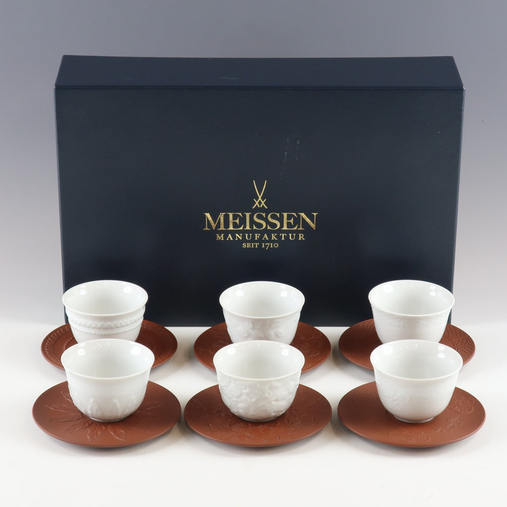 Meissen 歴代レリーフ 湯呑み6客6種セット lhee.org