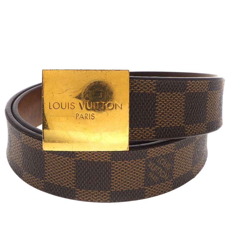 LOUIS VUITTON】ルイ・ヴィトン サンチュールキャレ M6802 ダミエ