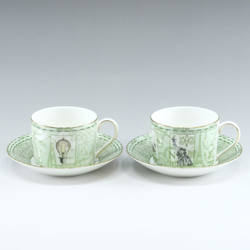 [Wedgwood] Wedgewood, Millennium cup & saucer x 2 tableware, Porcelain _  tableware, A rank