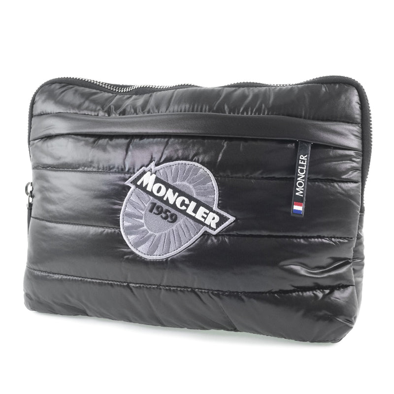 ☆極美品☆黒MONCLER クラッチバッグ パソコン タブレットケース-