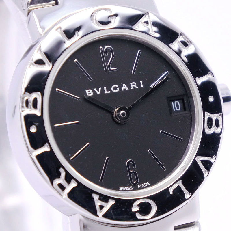 100％本物 BVLGARI 腕時計 黒文字盤 ユニセックス アナログ表示