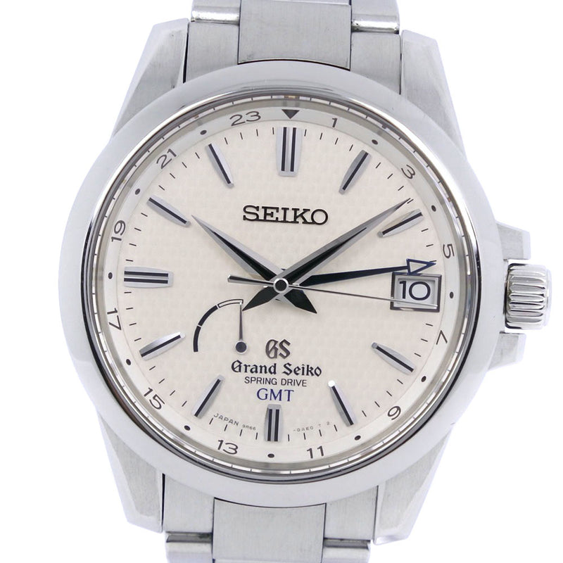 Seiko] Seiko Ground Seiko/Spring Drive 9R66-0AE0 SBGE009 Stainless Steel  Spring Drive Analog Display Men White Dial Dial Watch A-rank – KYOTO  NISHIKINO