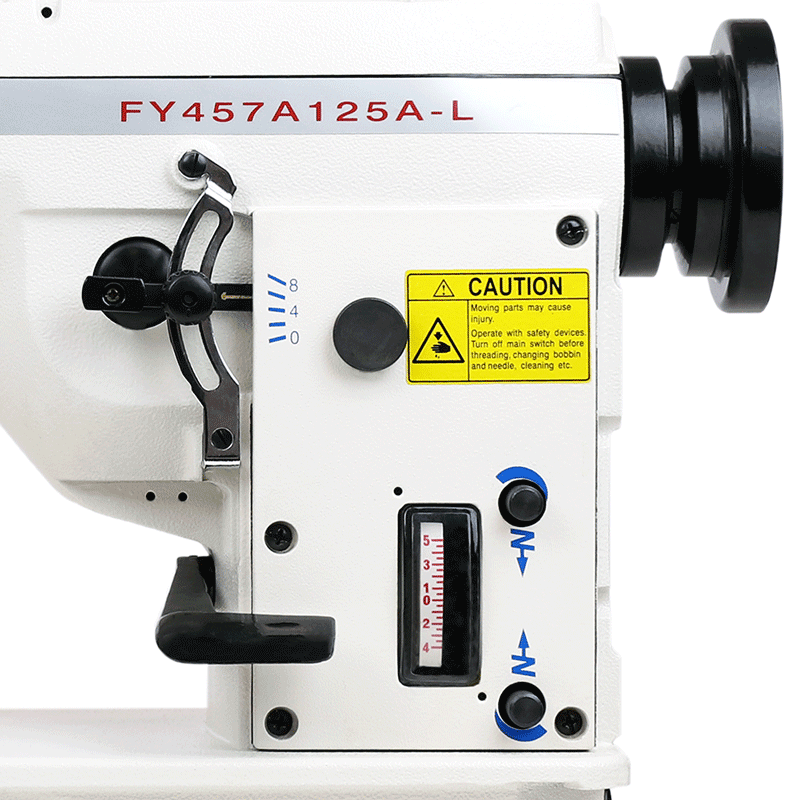 With the Yamata High-Speed Zigzag Industrial Sewing Machine, you can easily adjust the stitch length and width, depending on your project