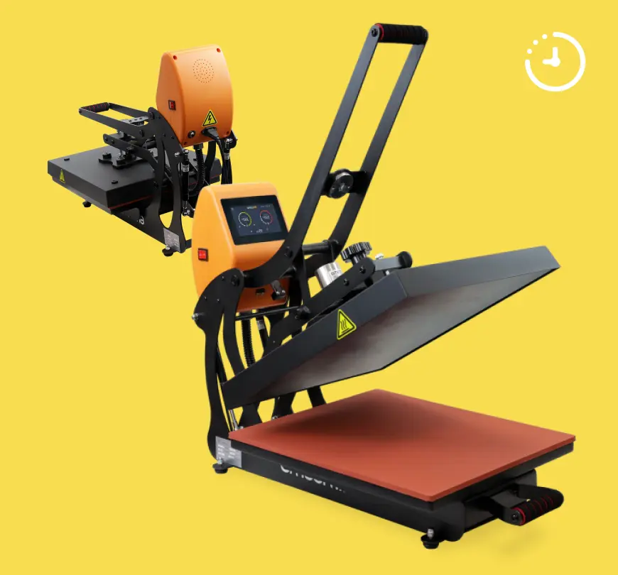 All of Ricoma’s heat presses have an auto-release feature