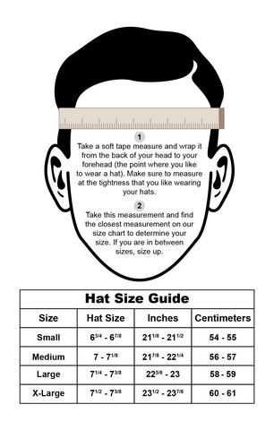 Steven Land Hat Size Chart