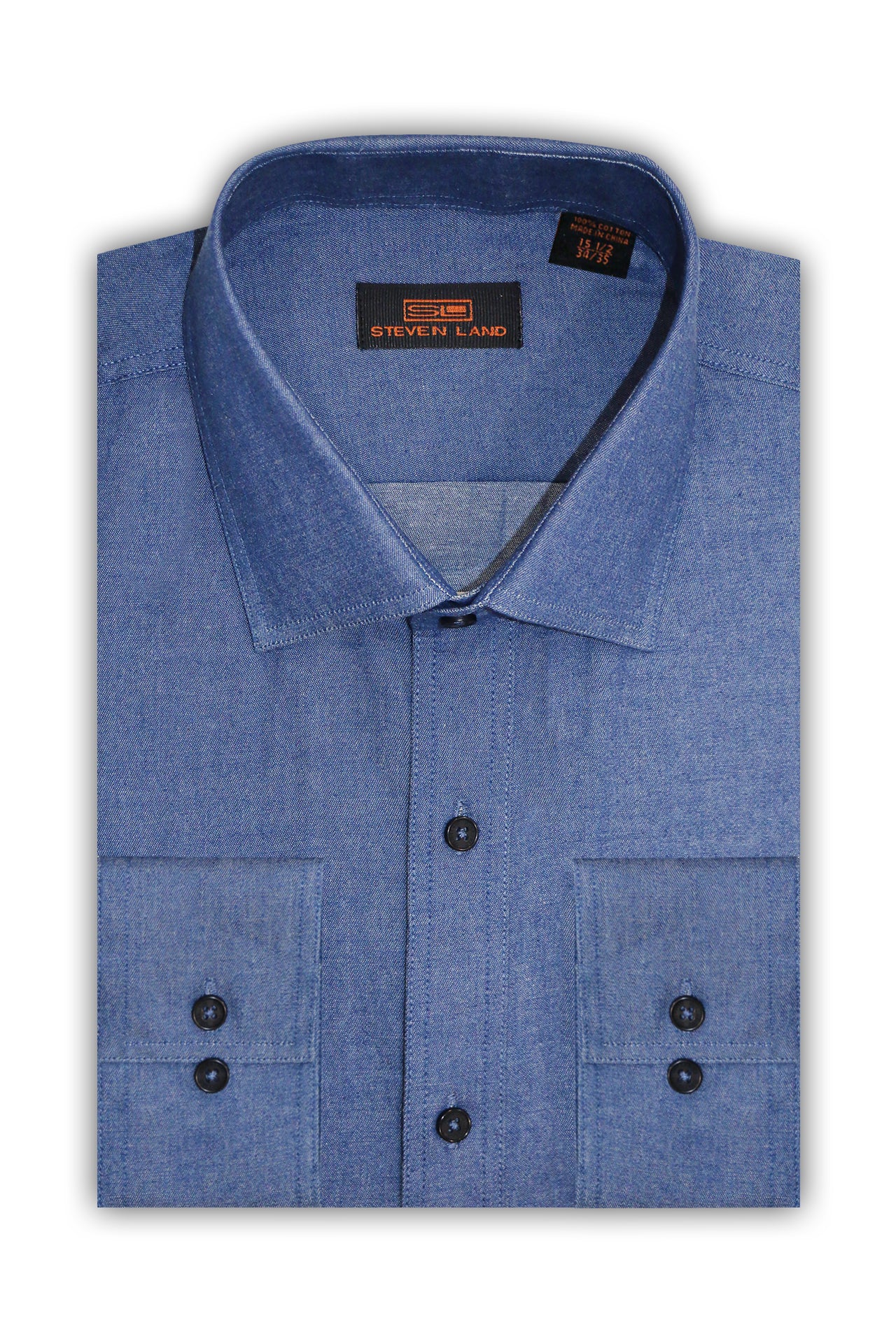 Steven Land |Andrew | Denim Dress shirt | DS275 - S