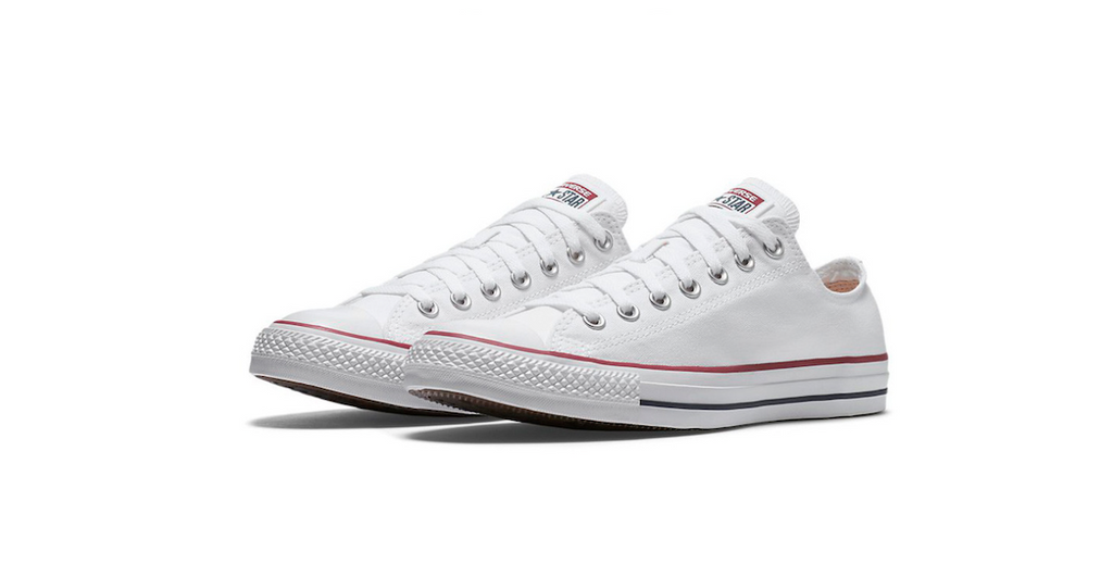 converse classic low white