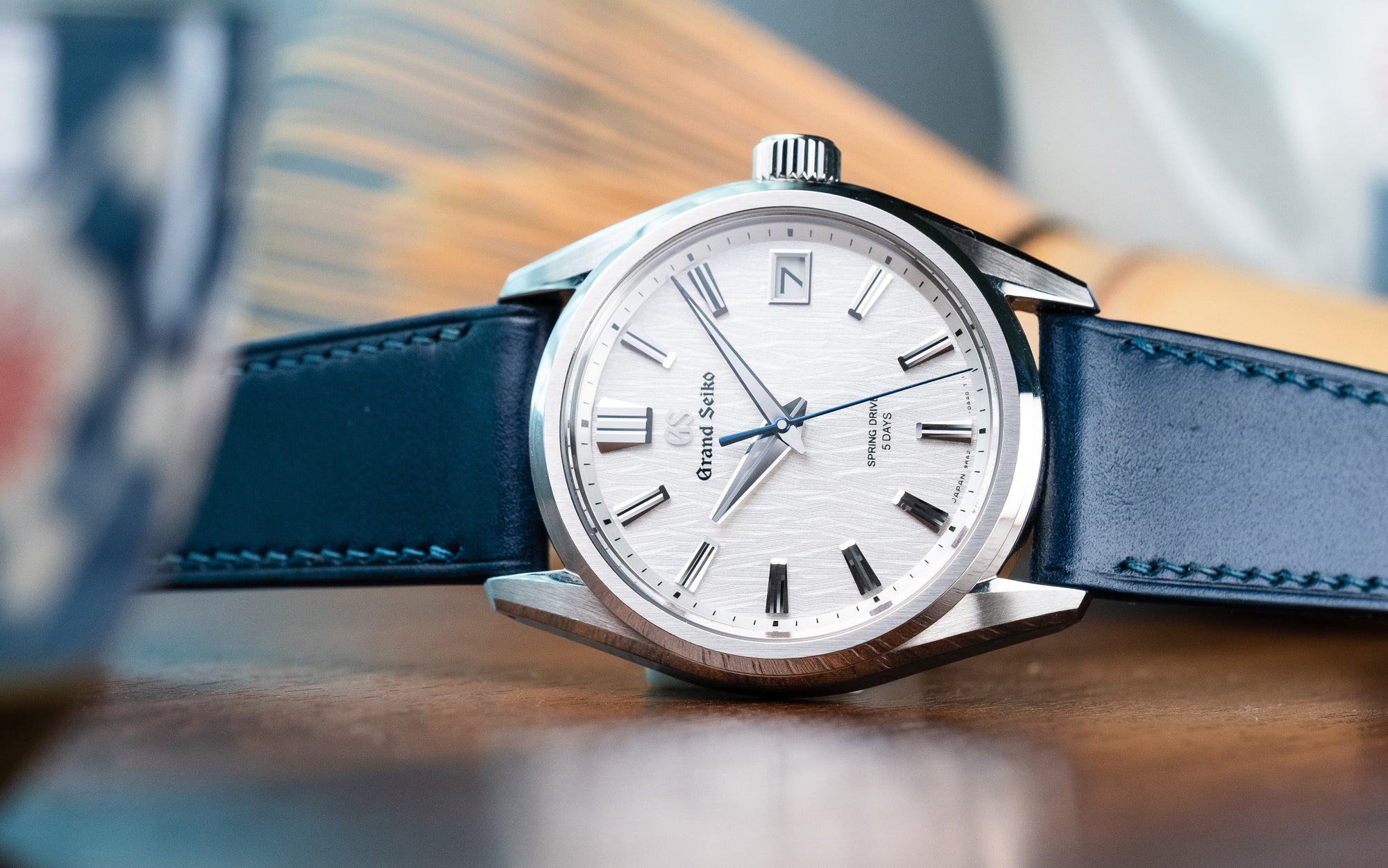 Introducir 63+ imagen grand seiko spring drive leather strap