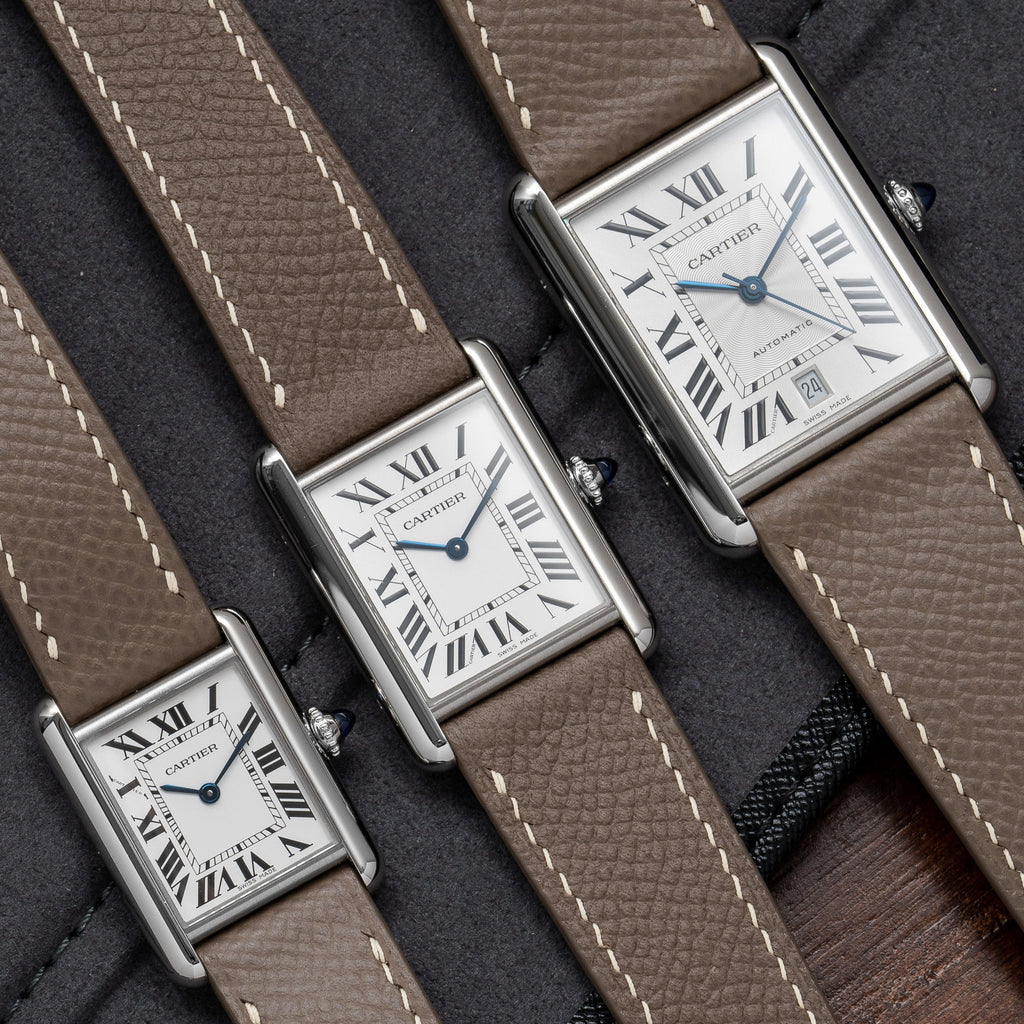 TimeZone : Cartier » Strap color for Tank Louis Cartier Rose gold