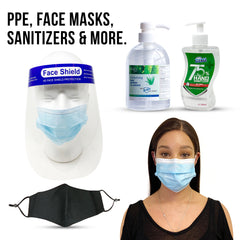 CasabaShop.com offers discounted face masks, face coverings, face shields, hand sanitizer, bandanas, and other PPE
