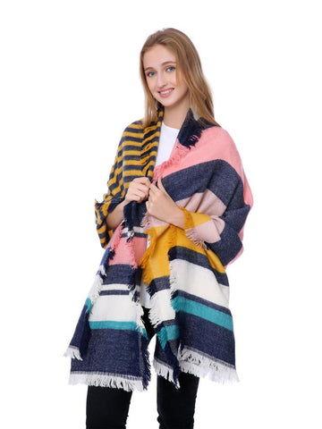 Casaba Stylish Blanket Scarves Wraps Shawls Heavy Warm for Winter Womens Mens Unisex