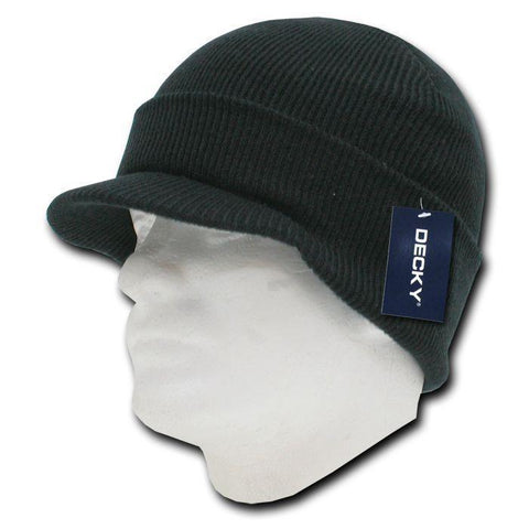 Decky Beanies Gi Caps Hats Visor Ski Thick Warm Winter Skully Unisex