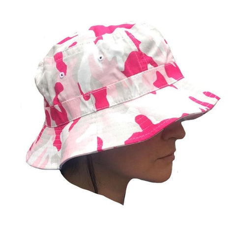 Washed Cotton Sun Bucket Boonie Hats Caps Fitted Sizes Solid /Camo Fishermans Beach