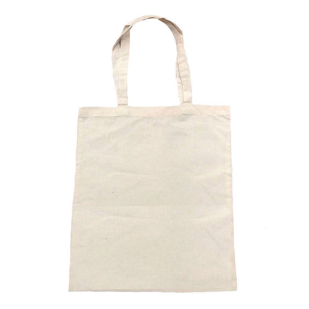 1 Dozen Natural Cotton Plain Reusable Grocery Shopping Tote Bags 16inc ...