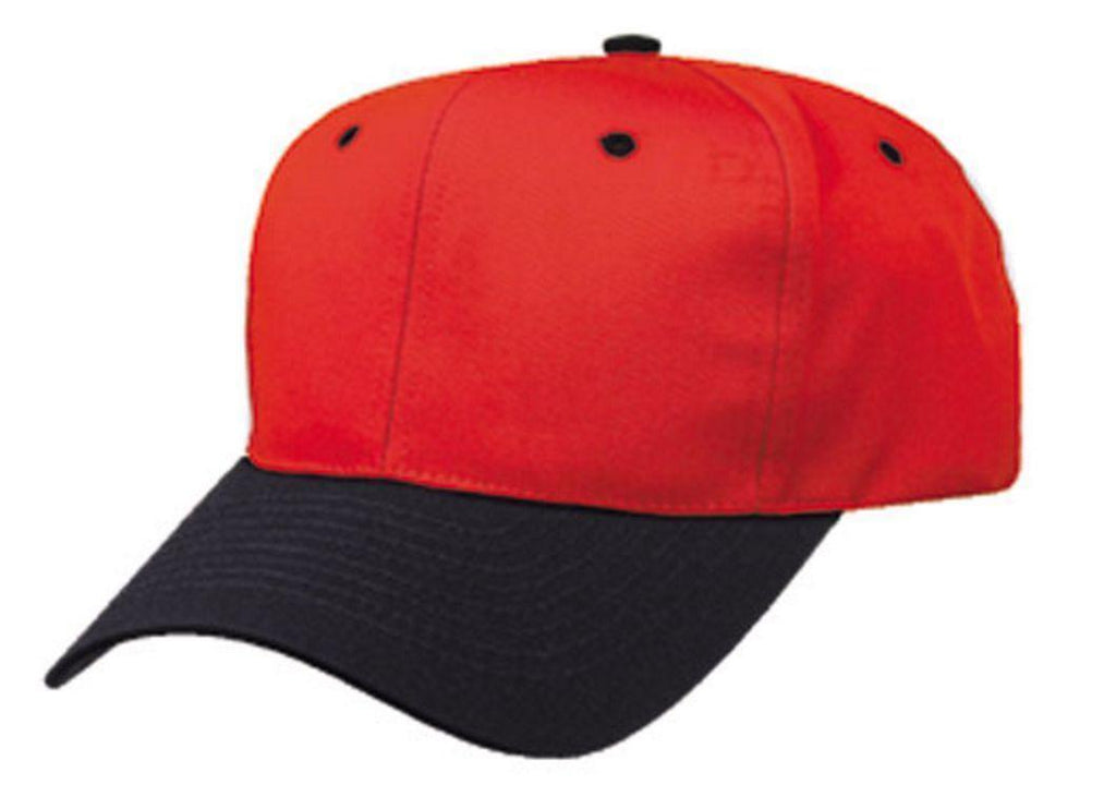 Blank Two Tone Cotton Twill Baseball 6 Panel Snapback Hats Caps ...