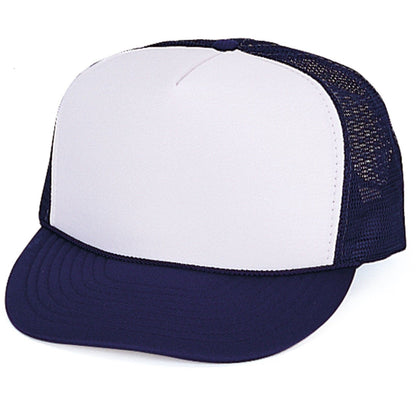 Blank Trucker Hats Snapback Cap Youth Adult Adjustable Customizable Bulk  Vintage Style Modern Fit Mesh Back Wholesale 