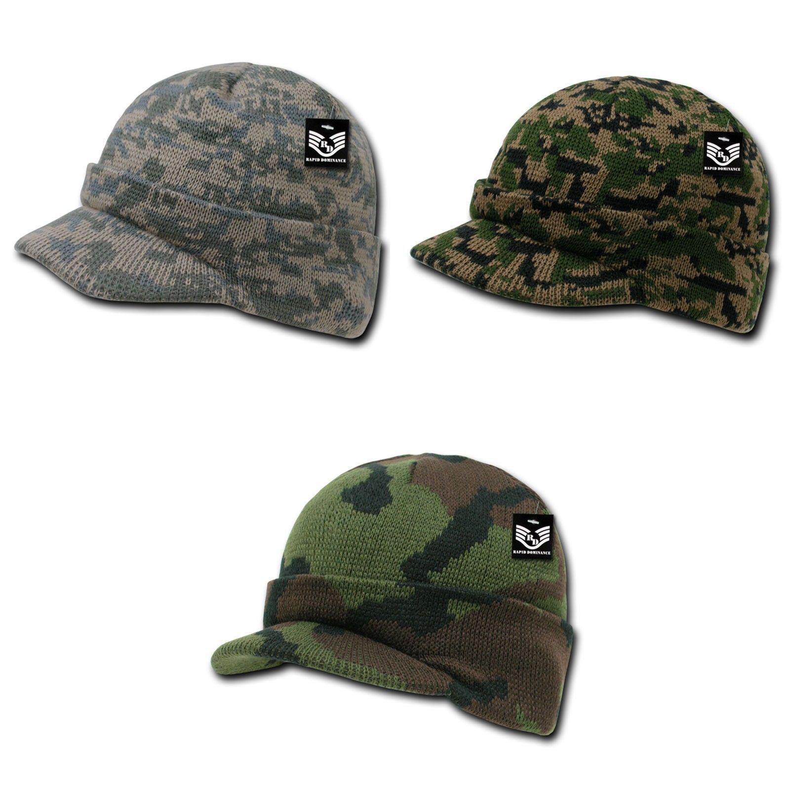 military headgear with visor