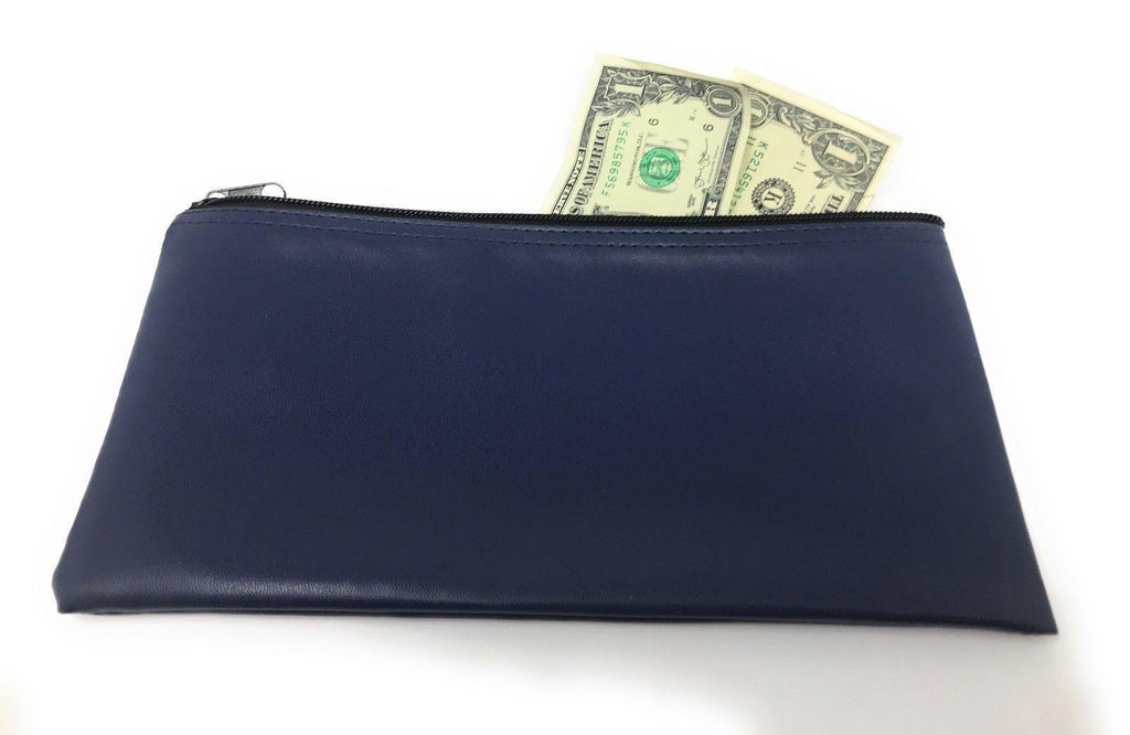 Zippered Bank Bags Deposit Carry Pouch Purse Coins Safe Money Organize ...