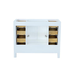 Dkb Beckford 42 In Single Sink Base Cabinet In White