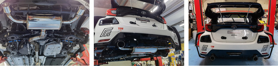 Fensport GR Yaris build - exhaust system