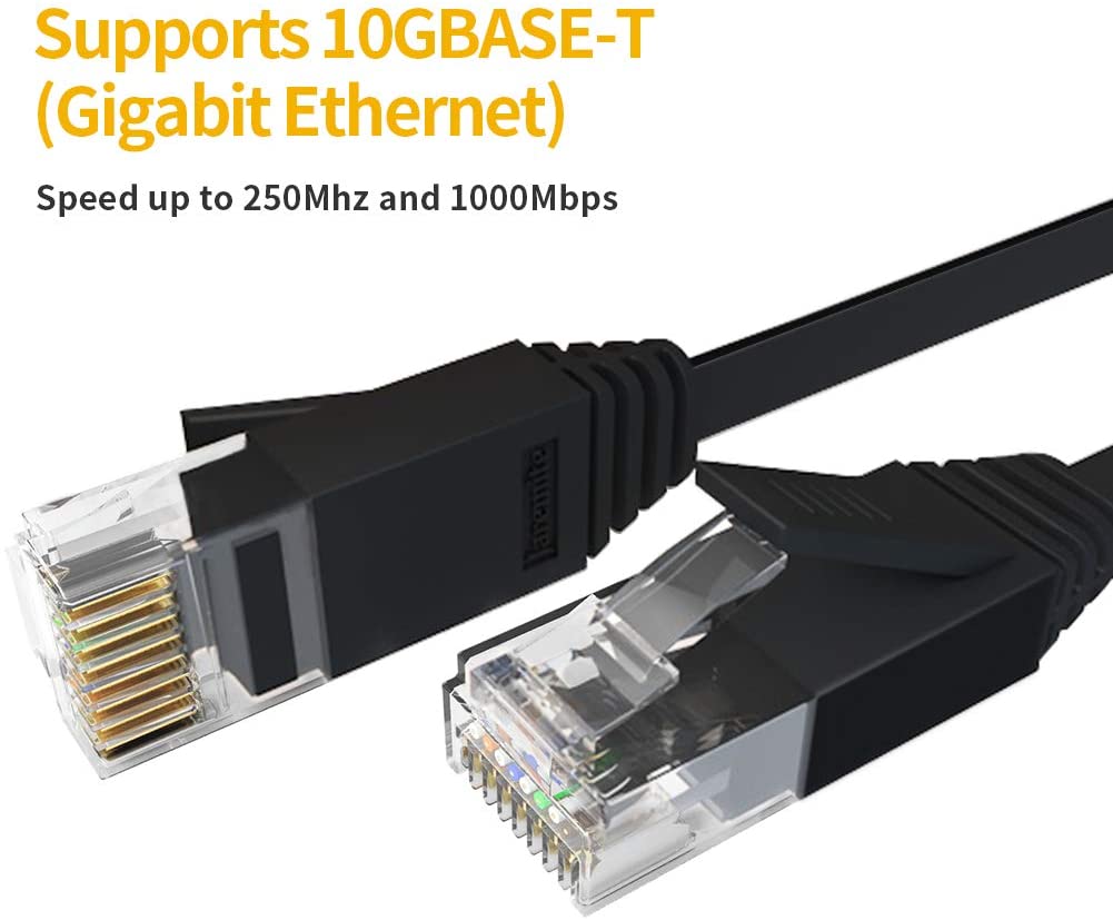 fjerne sollys ifølge Cat6 Ethernet Cable, Vandesail Network Internet LAN Cable for Modem, R –  vandesail