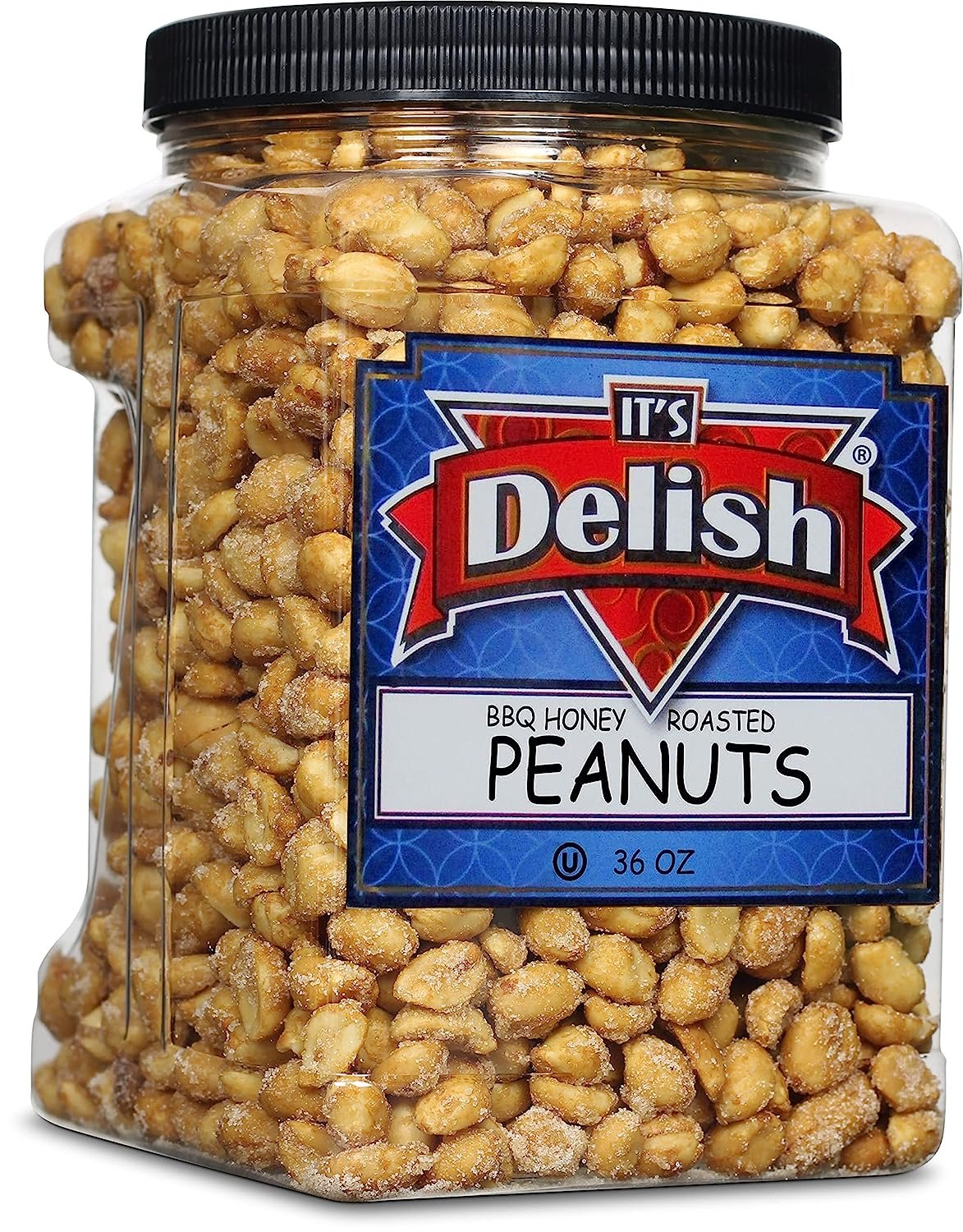 BBQ Honey Roasted Peanuts 36 Oz Jumbo Container