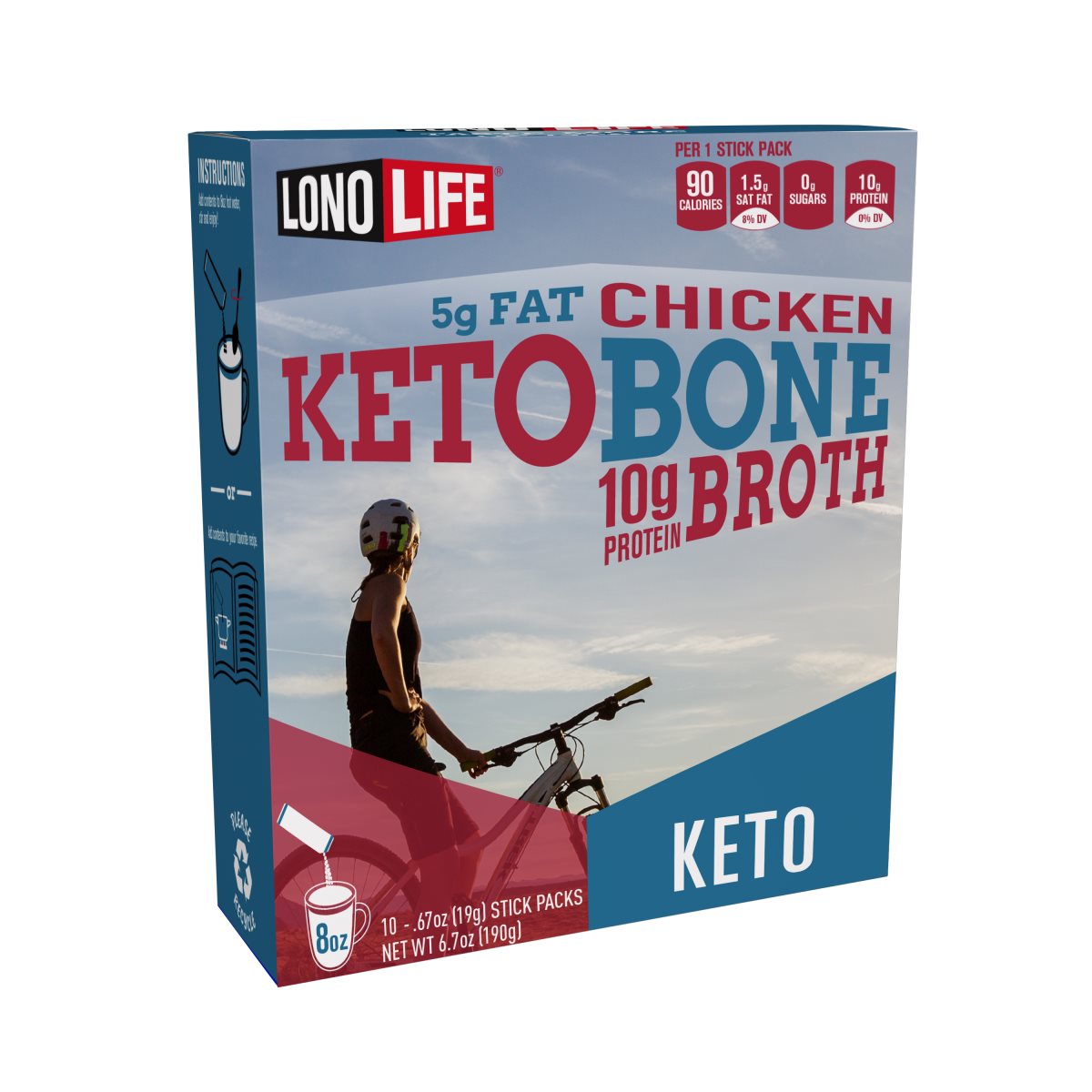 LonoLife 20 Count Bone Broth Packets Auto-Delivery 